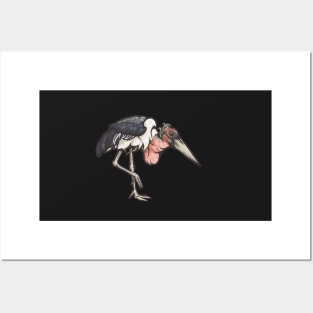 Marabou Stork Posters and Art